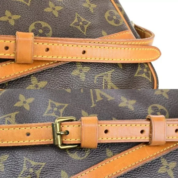 LOUIS VUITTON Trocadero 27 Shoulder Bag Monogram Leather Brown M51274 84FB236